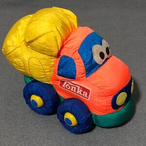 1993 Tonka Soft Walkin’ Wheels Dump Truck Battery Powered Plush VTG Works